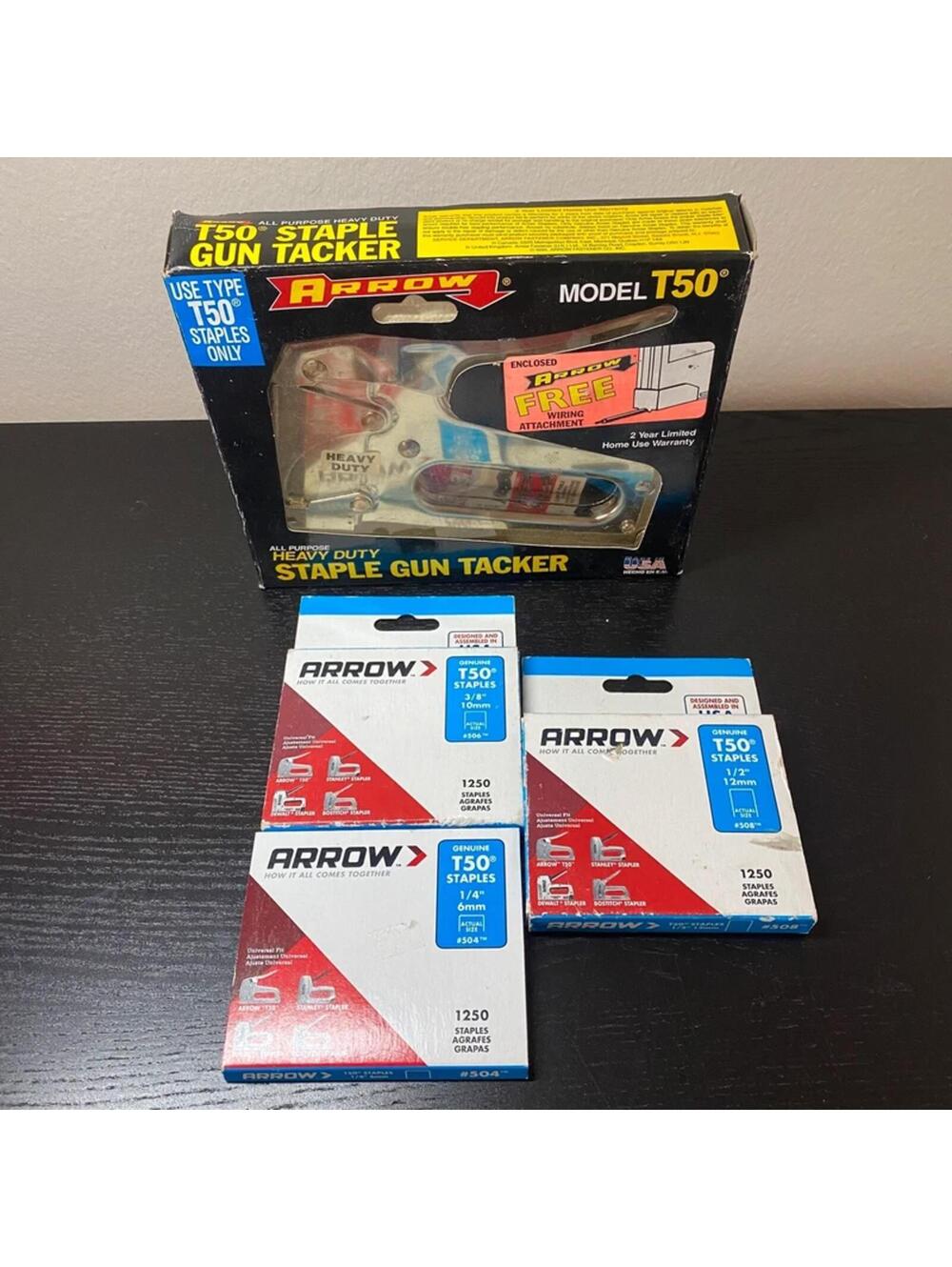 ARROW Model T50 Staple Gun 6,10,12mm Staple